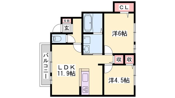 リーオ・コレージュの物件間取画像